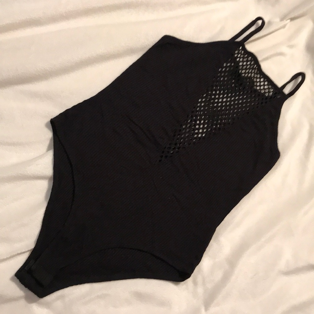 High neck bodysuit